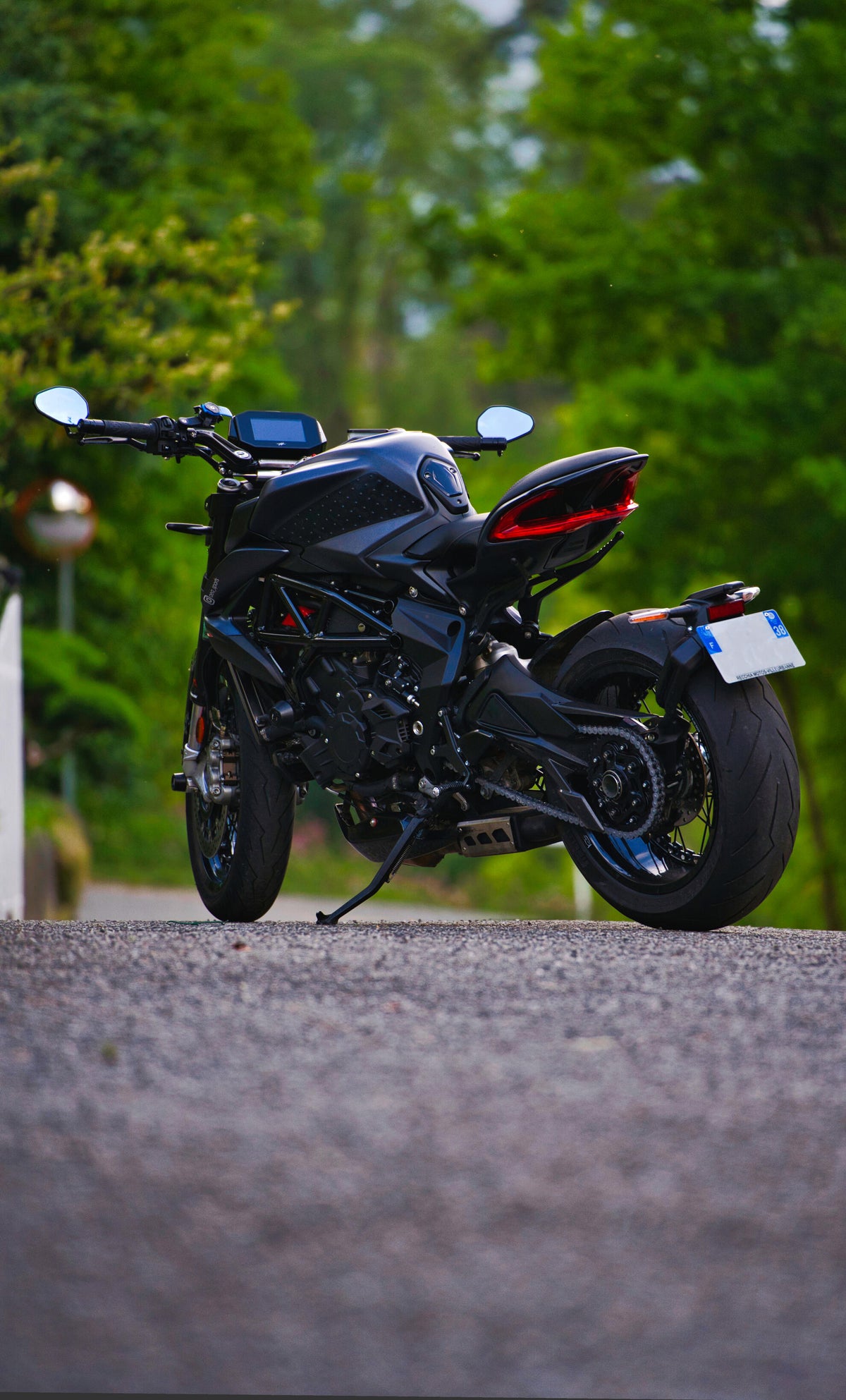 CNC Racing Lower Chain Guard Carbon for MV Agusta - CNC Racing image 2