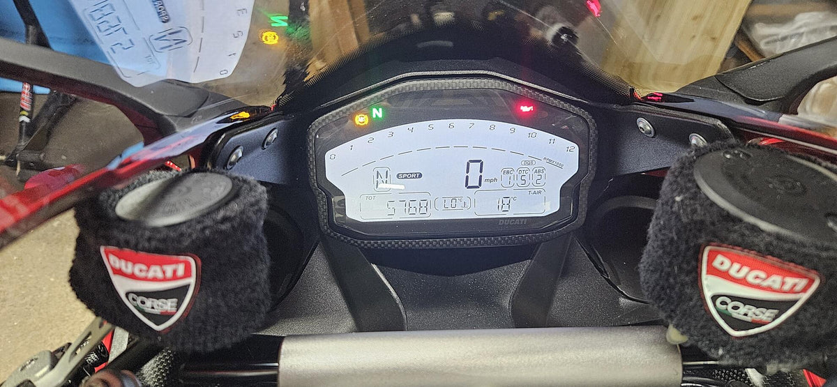 CNC Racing Instrument Panel Cover for Ducati Panigale – Matt Carbon - CNC Racing image 3