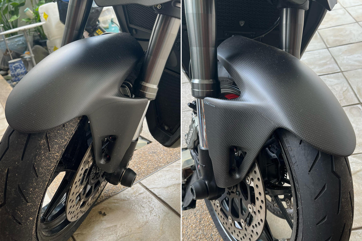 CNC Racing Front mudguard Ducati 955 Panigale V2 – Matt Carbon - CNC Racing image 3