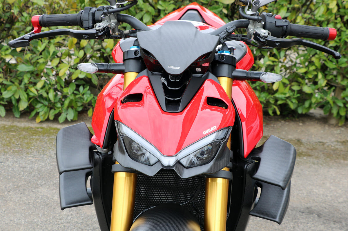 CNC Racing Headlight Lower Guard for Ducati Streetfighter V4 and V2 – Carbon Fiber - CNC Racing image 3