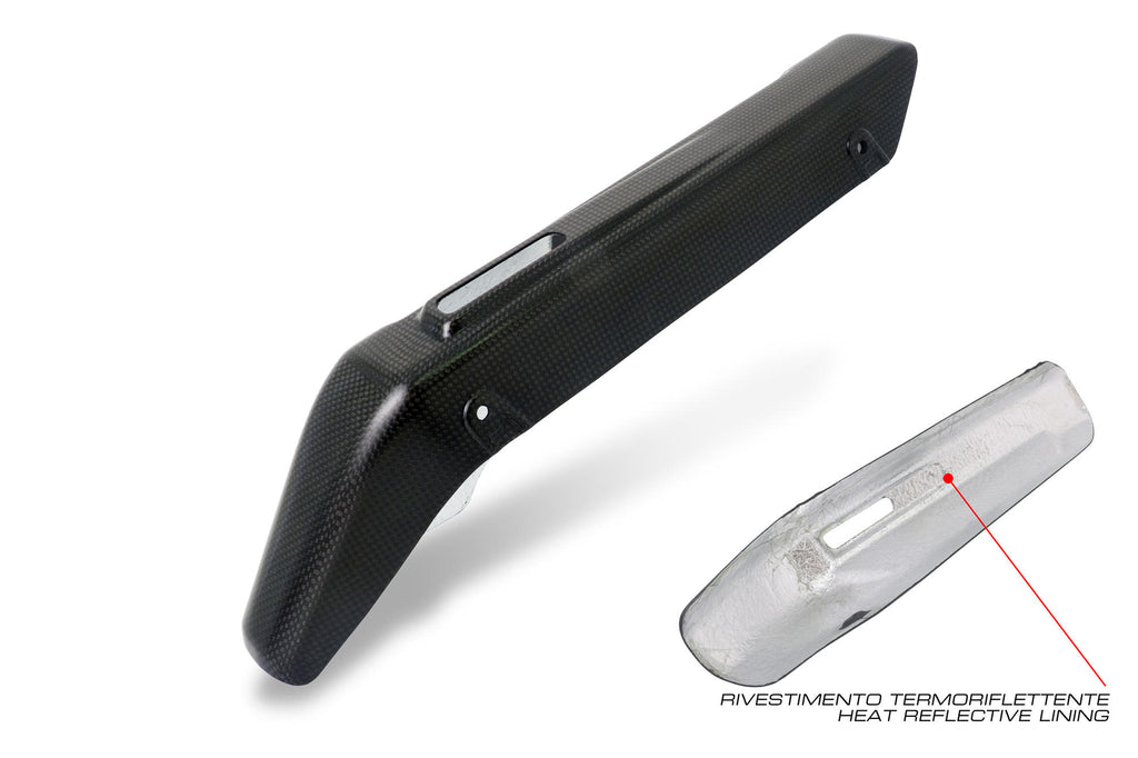 CNC Racing Exhaust Silencer Heat Guard for Ducati Multistrada V4 – Carbon - CNC Racing image 2