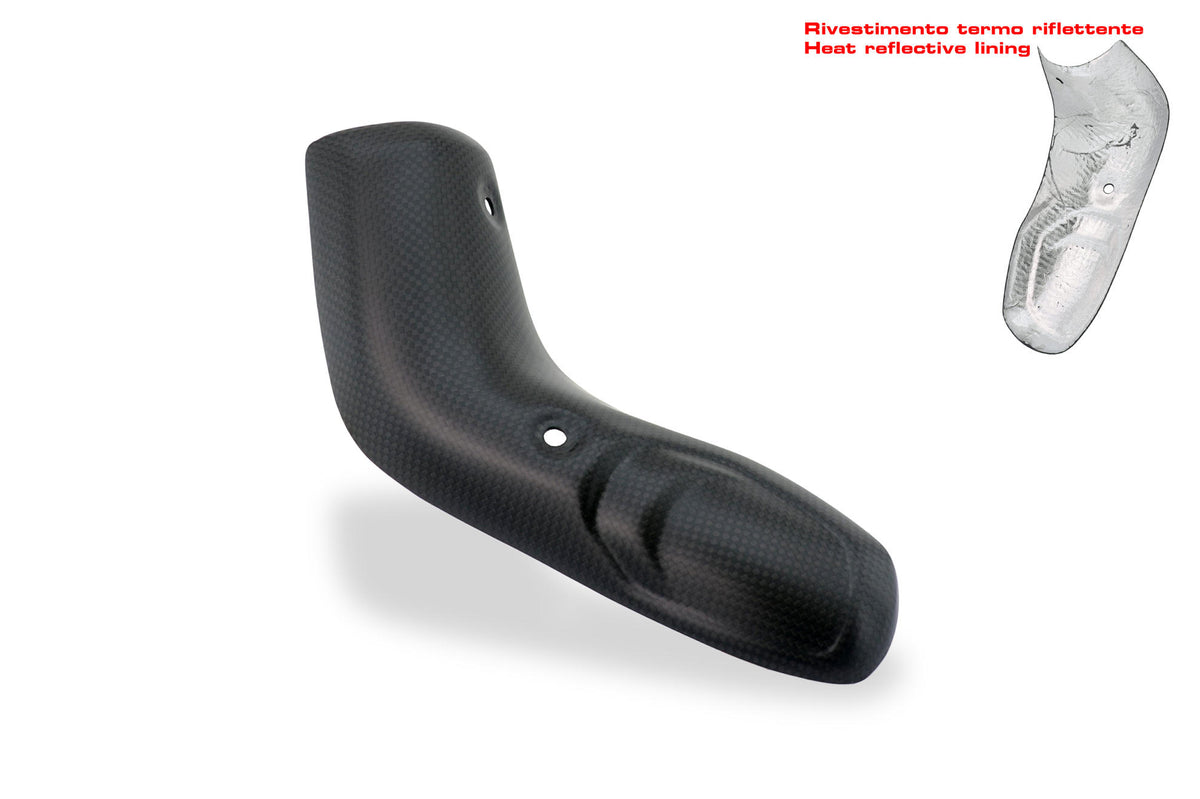 CNC Racing Exhaust Lower Pipe Heat Guard for Ducati Multistrada V4 – Carbon - CNC Racing