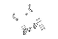 CNC Racing GP Ducts – Mounting Kit for Ducati 1098 S 2007–2008 - CNC Racing
