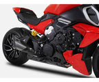 Ducati Diavel V4 2023 > 2024 Homologated Slip-on - ZARD