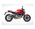 Ducati Monster 821 2015 > 2017 carbon racing slip-on - ZARD