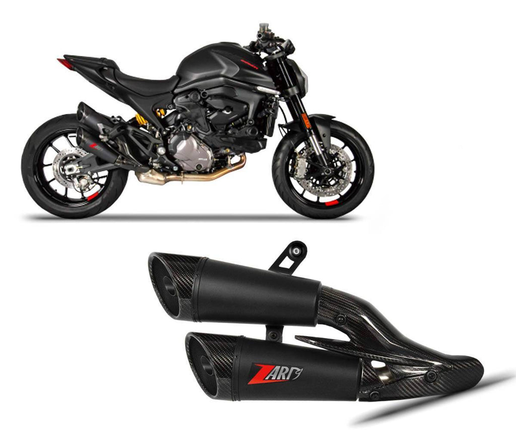 Ducati Monster 937 2021 > 2022 racing Slip-ons - ZARD