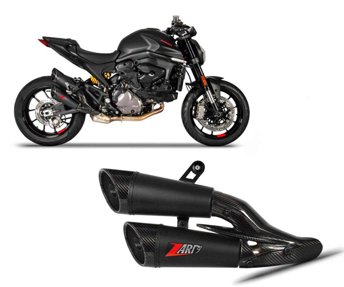 Ducati Monster 937 2021 > 2022 racing Slip-ons - ZARD