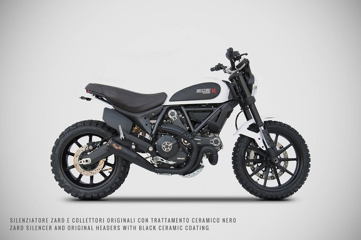 DUCATI SCRAMBLER 800 2015 > 2019 Homologated Slip-ons - ZARD