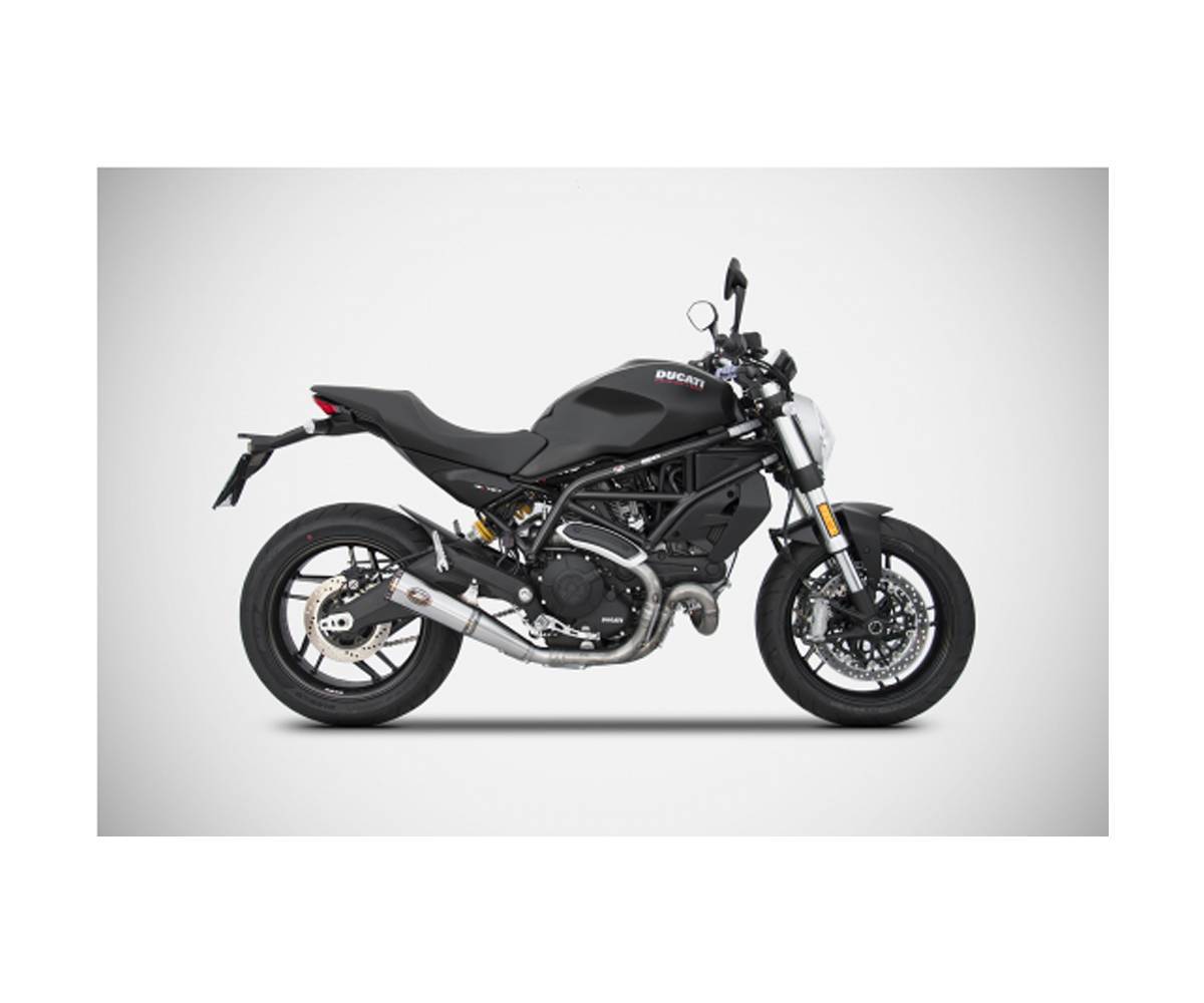 Ducati Monster 797 2017 > 2019 racing slip-on - ZARD
