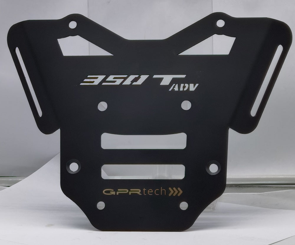 GPR Tech Alpi-Tech 35L Aluminium Top Case with Specific Fitting Plate - Zontes 350 T1 ADV (2022–2024) - Black - image 2