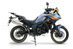 GPR exhaust Zontes 703 F 2025-2026, Dual Inox, Racing slip-on exhausts including link pipe and removable db killer - GPR Exhausts
