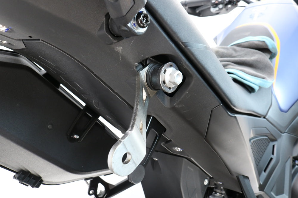 GPR exhaust Zontes 703 F 2025-2026, Hyper Sonic Black Titanium, Homologated legal slip-on exhaust including removable db killer and link pipe - GPR Exhausts