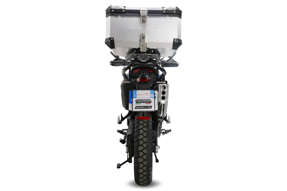 GPR Tech Alpi-Tech 45L Aluminium Top Case with Specific Fitting Plate - Zontes 703 F (2024–2026) - Silver - image 3