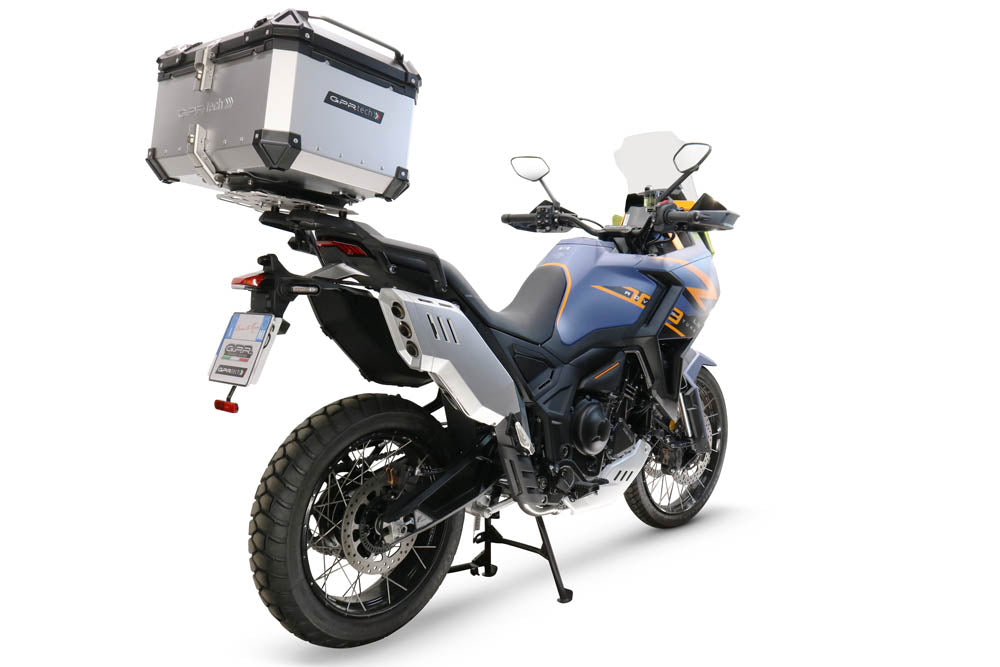 GPR Tech Alpi-Tech 45L Aluminium Top Case with Specific Fitting Plate - Zontes 703 F (2024–2026) - Silver - image 2