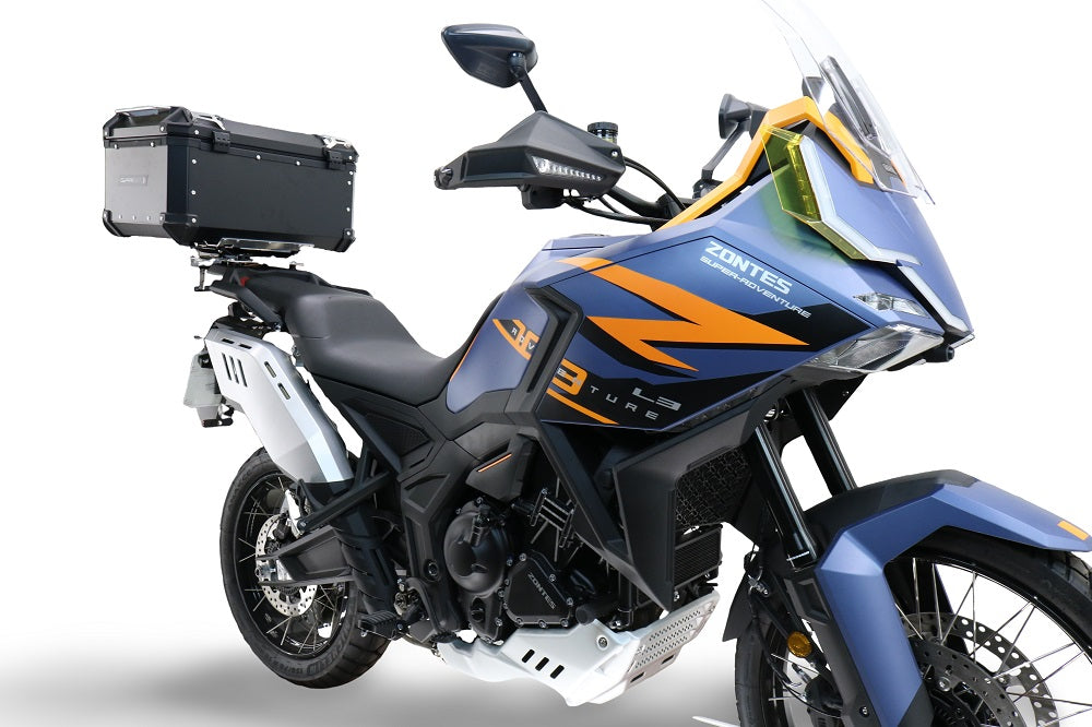 GPR Tech Alpi-Tech 45L Aluminium Top Case with Specific Fitting Plate - Zontes 703 F (2024–2026) - Black - image 3