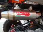 GPR exhaust Adly 500 Hurricane S 2005-2021, Deeptone Atv, Homologated legal slip-on exhaust including removable db killer and link pipe - GPR Exhausts