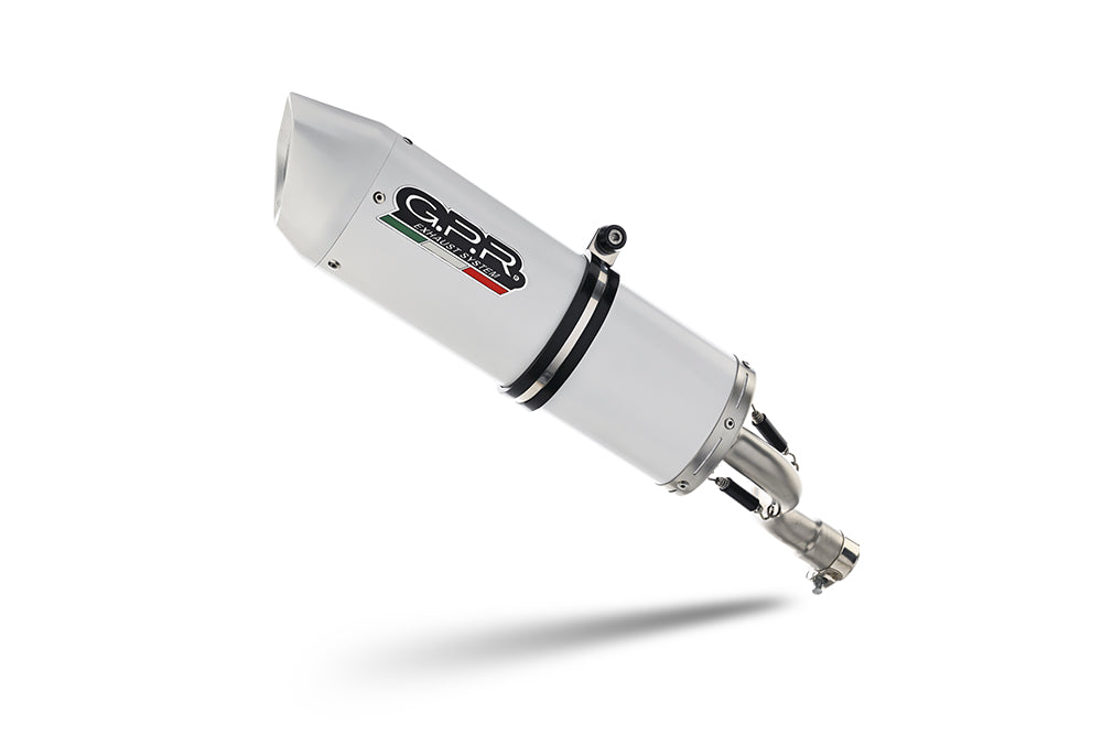GPR exhaust Honda Crf 250 R  2006-2009, Albus Ceramic, Homologated legal full system exhaust, including removable db killer - GPR Exhausts