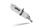 GPR exhaust Beta RR 125 Enduro Lc 4t 2010-2018, Albus Ceramic, Homologated legal slip-on exhaust including removable db killer and link pipe - GPR Exhausts