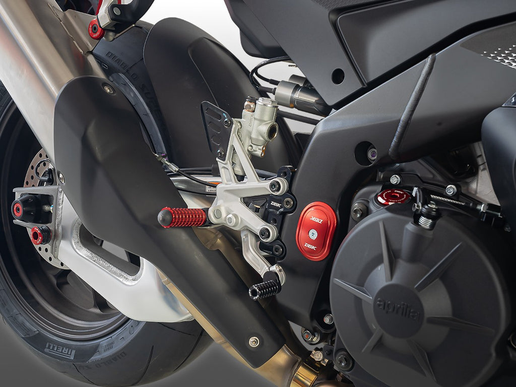DBK OEM footrest rearset plates - Aprilia RSV4