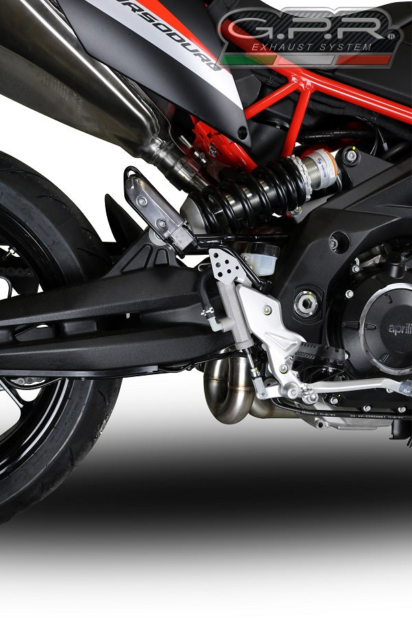 GPR exhaust Aprilia Dorsoduro 900 2017-2020, Decat pipe - GPR Exhausts