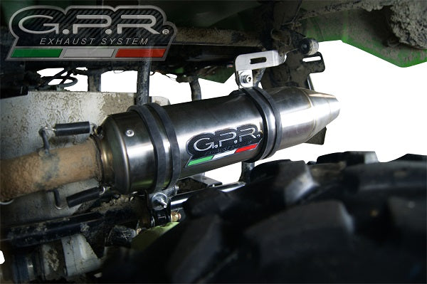 GPR exhaust Artic Cat Trv 700 2012-2014, Deeptone Atv, Homologated legal silencer exhaust including removable db killer - GPR Exhausts
