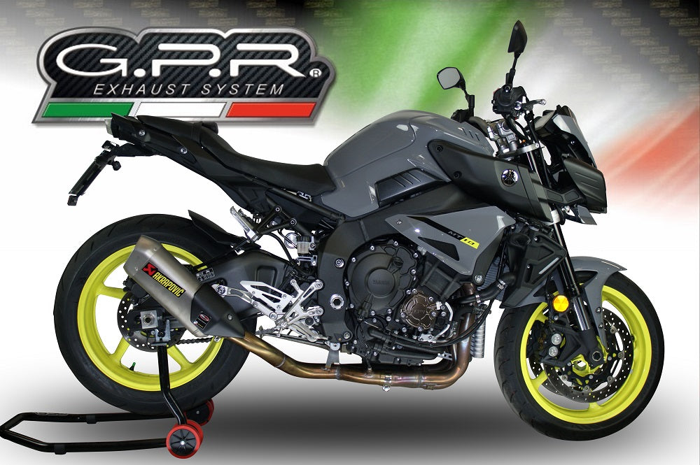 GPR exhaust Yamaha Mt-10 2016-2024, Decat pipe - GPR Exhausts