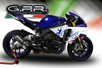 GPR exhaust Yamaha Yzf R1-R1-M 2020-2025, New Grand Prix Evo Titanium, Homologated legal slip-on exhaust including removable db killer and link pipe - GPR Exhausts