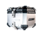 GPR Tech Alpi-Tech 26L Aluminium Top Case - Silver with Soft Backrest - image 2