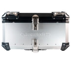 GPR Tech Alpi-Tech 55L Aluminium Top Case with Specific Fitting Plate - Aprilia Tuareg 660 (2021–2024) - Silver - image 4