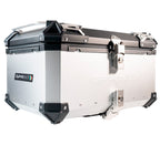 GPR Tech Alpi-Tech 55L Aluminium Top Case - Silver with Soft Backrest - image 3