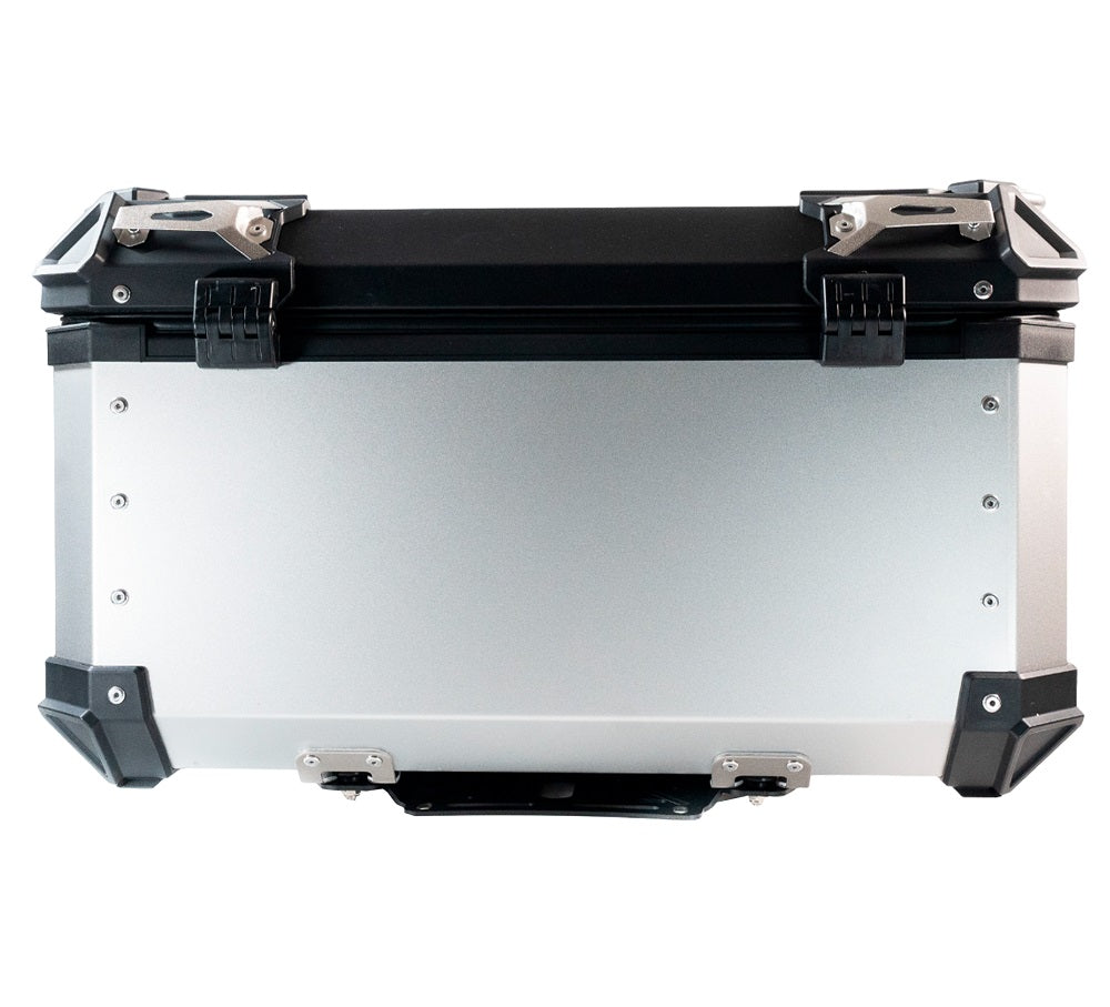 GPR Tech Alpi-Tech 55L Aluminium Top Case with Specific Fitting Plate - Aprilia Tuareg 660 (2021–2024) - Silver - image 7