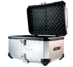 GPR Tech Alpi-Tech 55L Aluminium Top Case - Silver with Soft Backrest - image 7