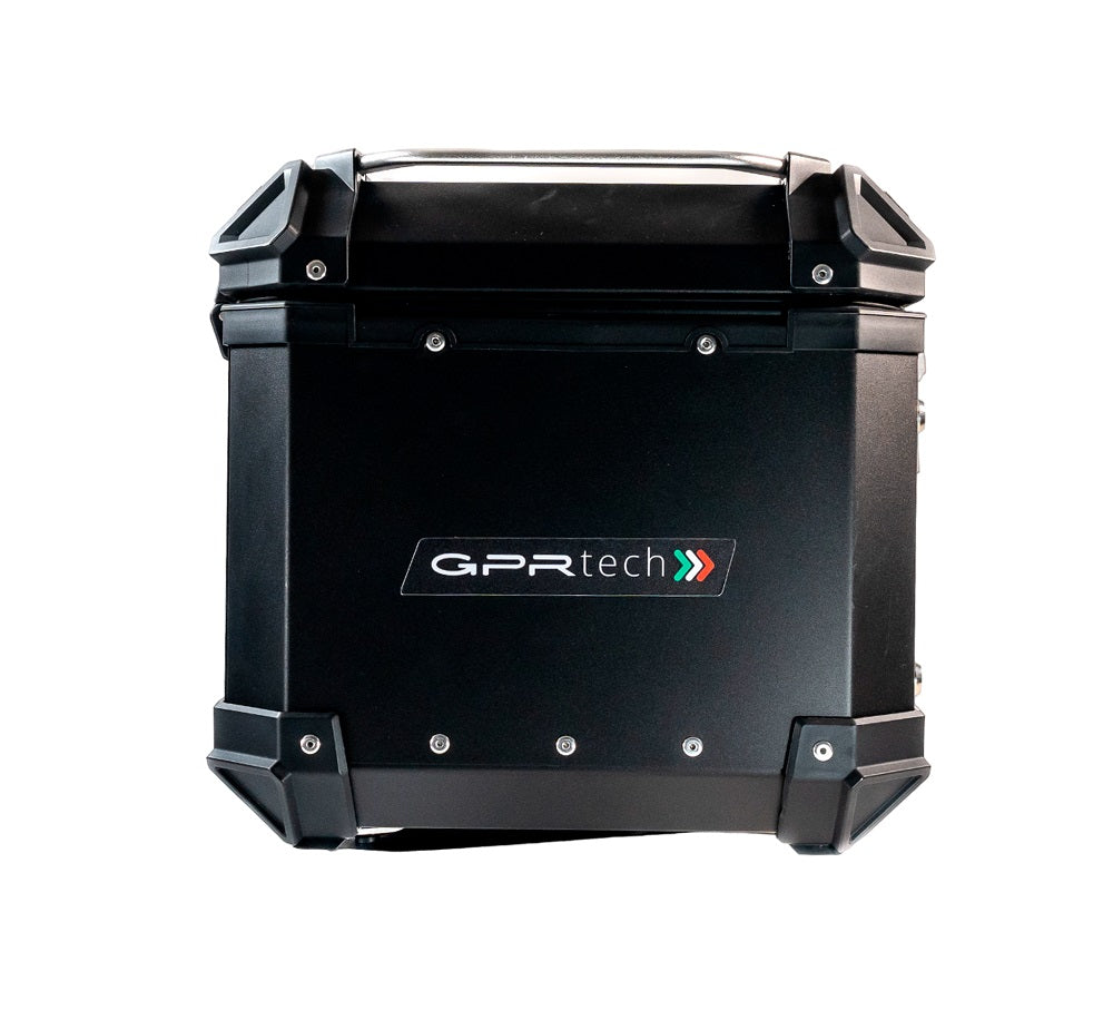 GPR Tech Alpi-Tech 45L Aluminium Top Case - Black with Soft Backrest - image 7