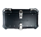 GPR Tech Alpi-Tech 55L Aluminium Top Case - Black with Soft Backrest