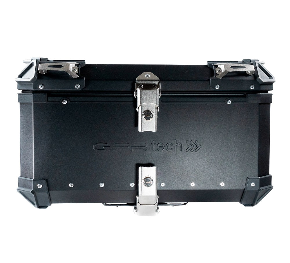 GPR Tech Alpi-Tech 55L Aluminium Top Case with Specific Fitting Plate - Aprilia Tuareg 660 (2021–2024) - Black - image 6