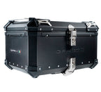 GPR Tech Alpi-Tech 55L Aluminium Top Case - Black with Soft Backrest - image 2