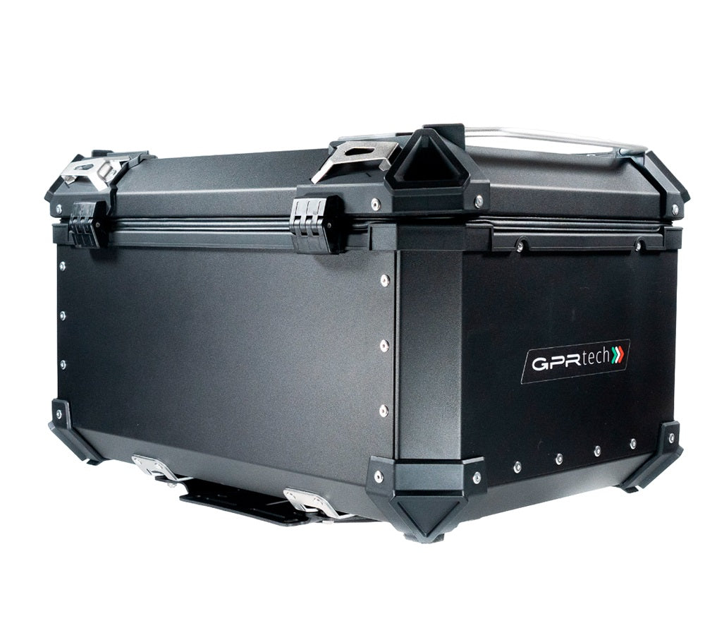 GPR Tech Alpi-Tech 55L Aluminium Top Case with Specific Fitting Plate - Aprilia Tuareg 660 (2021–2024) - Black - image 9