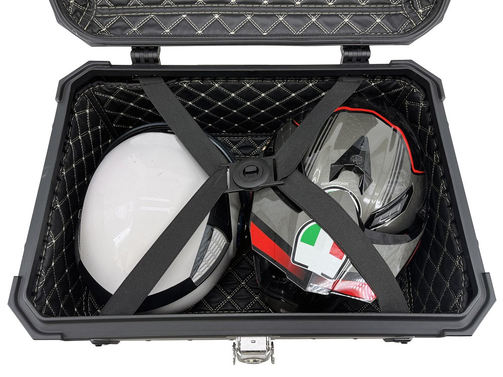 GPR Tech Alpi-Tech 55L Aluminium Top Case with Specific Fitting Plate - Aprilia Tuareg 660 (2021–2024) - Black - image 12