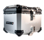 GPR Tech Alpi-Tech 45L Aluminium Top Case - Silver with Soft Backrest - image 3