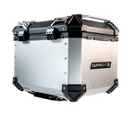 GPR Tech Alpi-Tech 45L Aluminium Top Case - Silver with Soft Backrest - image 5