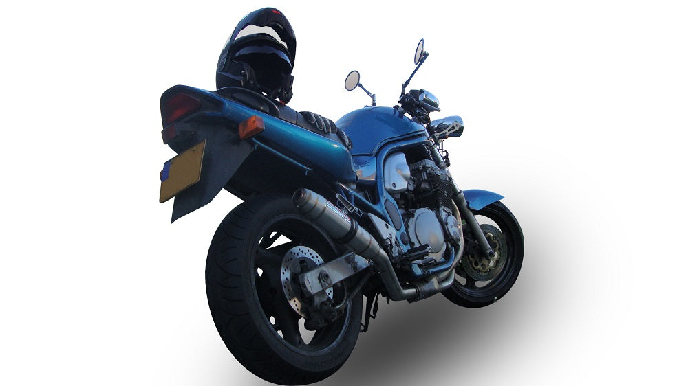 GPR exhaust Suzuki Gsf 1200 Bandit - S 1997-2004, Deeptone Inox, Homologated legal slip-on exhaust including removable db killer and link pipe - GPR Exhausts