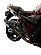 GPR exhaust Suzuki Gsf 1200 Bandit - S  2005-2006, Furore Nero, Homologated legal slip-on exhaust including removable db killer and link pipe - GPR Exhausts