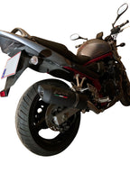GPR exhaust Suzuki Gsf 1200 Bandit - S  2005-2006, Furore Nero, Homologated legal slip-on exhaust including removable db killer and link pipe - GPR Exhausts