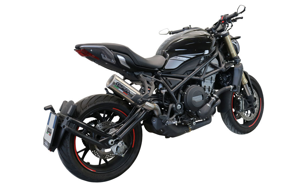 GPR exhaust Benelli 752 S 2022-2024, M3 Inox , Homologated legal slip-on exhaust including removable db killer and link pipe - GPR Exhausts