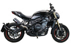 GPR exhaust Benelli 752 S 2019-2021, M3 Poppy , Homologated legal slip-on exhaust including removable db killer and link pipe - GPR Exhausts