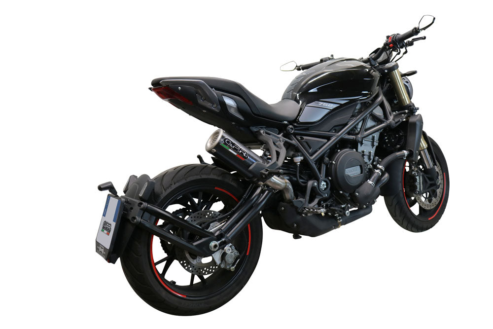GPR exhaust Benelli 752 S 2019-2021, M3 Poppy , Homologated legal slip-on exhaust including removable db killer and link pipe - GPR Exhausts