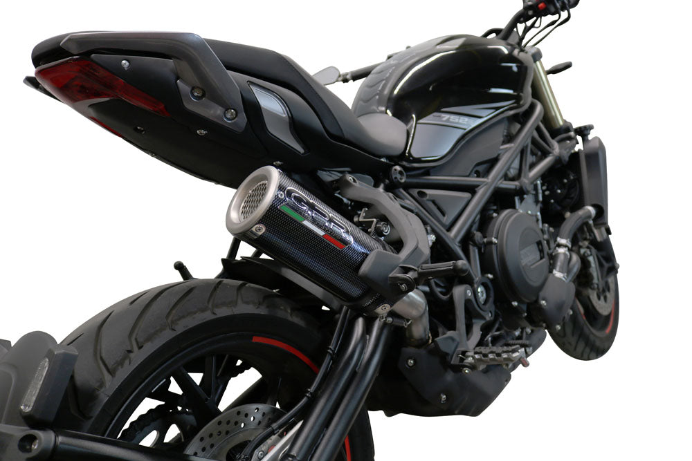 GPR exhaust Benelli 752 S 2019-2021, M3 Poppy , Homologated legal slip-on exhaust including removable db killer and link pipe - GPR Exhausts