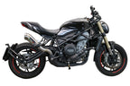 GPR exhaust Benelli 752 S 2019-2021, Powercone Evo, Homologated legal slip-on exhaust including removable db killer and link pipe - GPR Exhausts