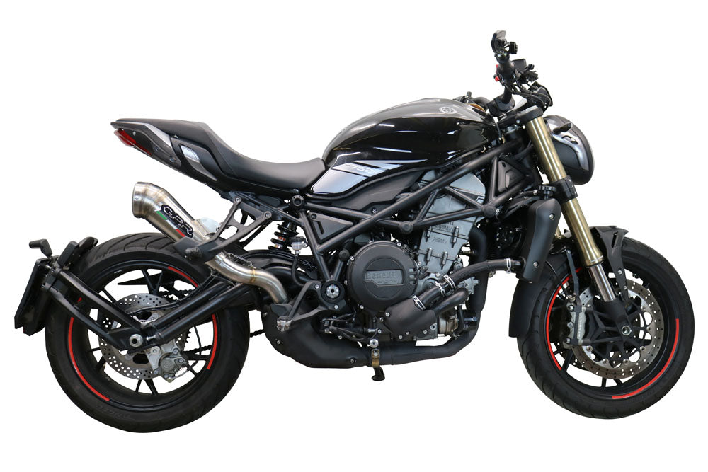 GPR exhaust Benelli 752 S 2019-2021, Powercone Evo, Homologated legal slip-on exhaust including removable db killer and link pipe - GPR Exhausts