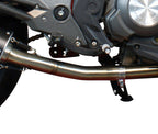 GPR exhaust Benelli Bn 302 S 2017-2024, Satinox , Homologated legal slip-on exhaust including removable db killer and link pipe - GPR Exhausts